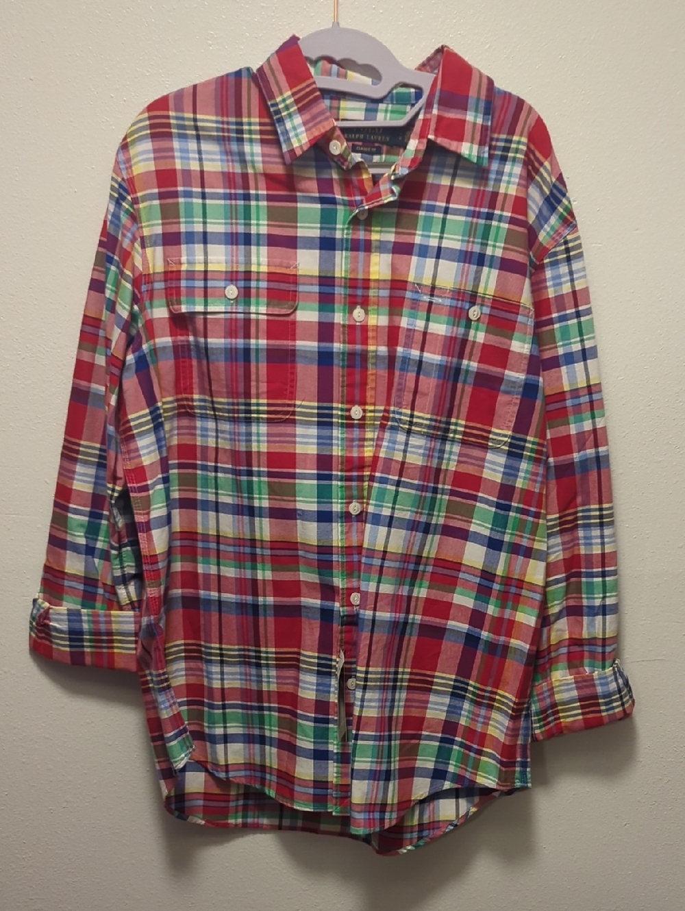 NWT Polo Ralph Lauren Classic fit Button Down Sz large